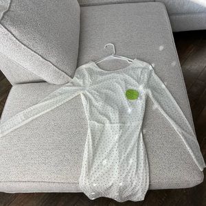 White rhinestone dress from Windsor!